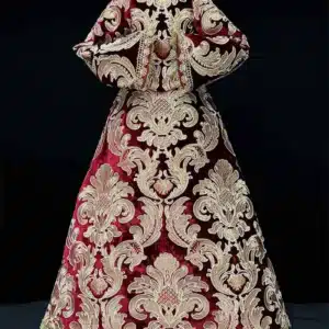 SAYA ROSARIO EN ROJO 80CM -01