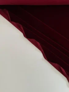 TERCIOPELO DE ALGODÓN BURDEOS