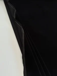 TERCIOPELO DE ALGODÓN NEGRO