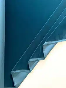 TERCIOPELO DE ALGODÓN AZUL PETRÓLEO