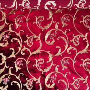 TERCIOPELO BORDADO AMPARO ROJO-01